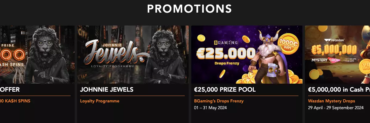 For every $20 deposited, earn yourself 5 tier points and an equal number of jewels