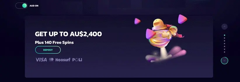 A snapshot showcasing 21bit’s enticing welcome bonus