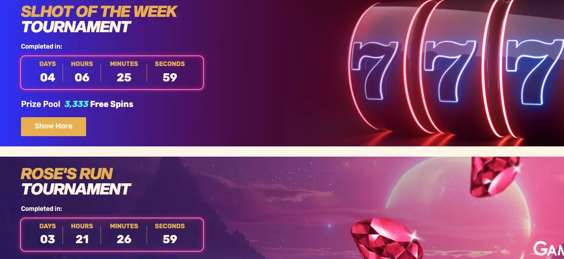 Engage in exciting tournaments at Let’s Lucky Casino, characterized by their quick completion times.