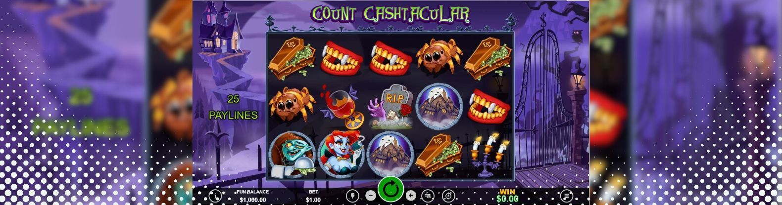 Snapshot of Vegas XL pokies, featuring an elegant, suited individual against a dynamic Realtime Gaming backdrop.