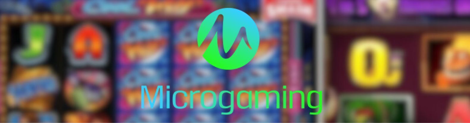 This a decorative illustration of the iconic Microgaming logo