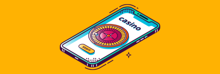 A casino app icon glows on a smartphone screen, highlighted by its vivid visuals and captivating design nuances.