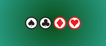 A lush display featuring diverse online casino chips against a green backdrop