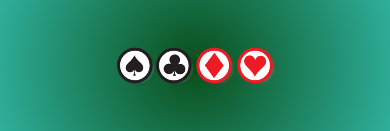 A lush green backdrop set ablaze with multicolored online casino chips dotted around.